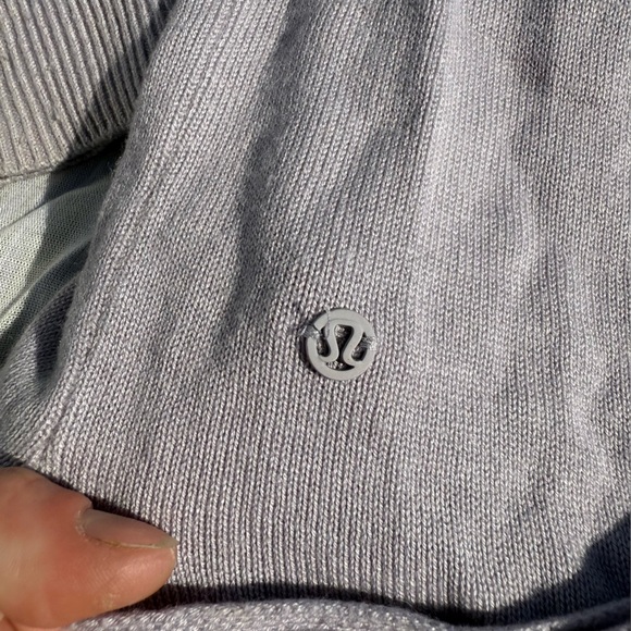 Lululemon Back to Balance Long Sleeve Sweater in
Iced Iris - Picture 6 of 6